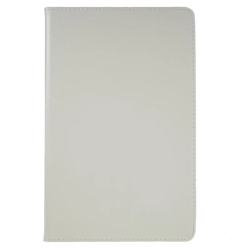 For Lenovo Tab P11 Gen 2 Rotary Tablet Case Stand PU Leather Drop-Proof Tablet Cover with Elastic Band - White