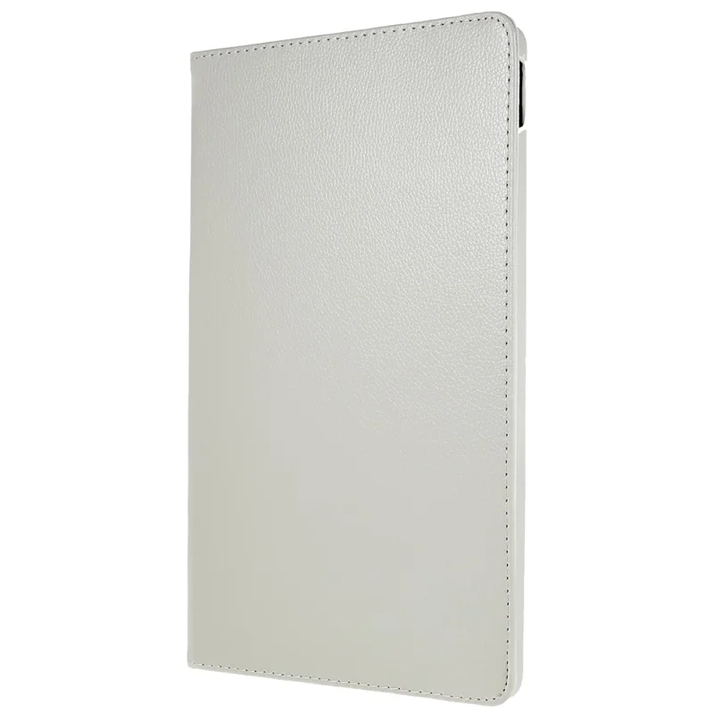 For Lenovo Tab P11 Gen 2 Rotary Tablet Case Stand PU Leather Drop-Proof Tablet Cover with Elastic Band - White