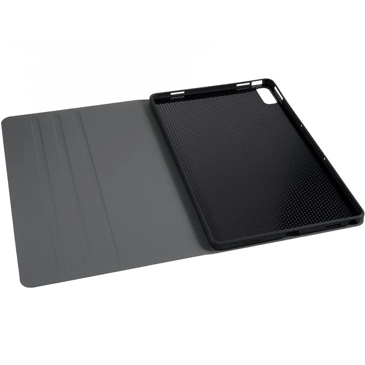 For Lenovo Tab  P11.5 Plus 2023 Drop-proof PU Leather Flip Tablet Case Stand Protective Cover - Black