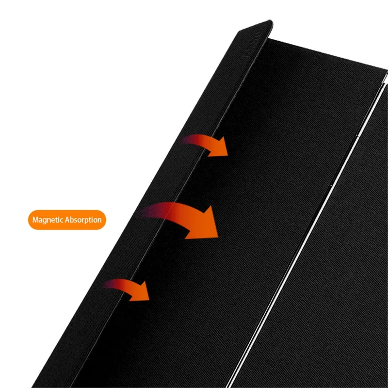 JIUYU Für Lenovo Tab M10 Plus (3. Generation) 125f / 128f Abnehmbare Bluetooth-kompatible Tastatur mit Kippständer Ledertasche - Schwarz