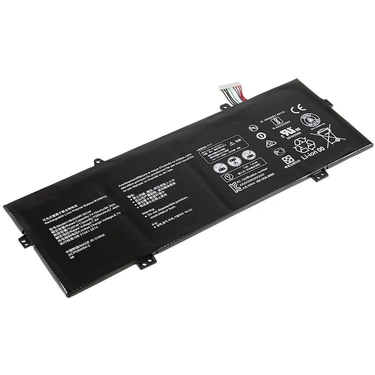 For Huawei MateBook X Pro 7.60V 7140mAh Rechargeable Li-ion Polymer Laptop Battery Assembly Part (Encode: HB4593R1ECW) (without Logo)