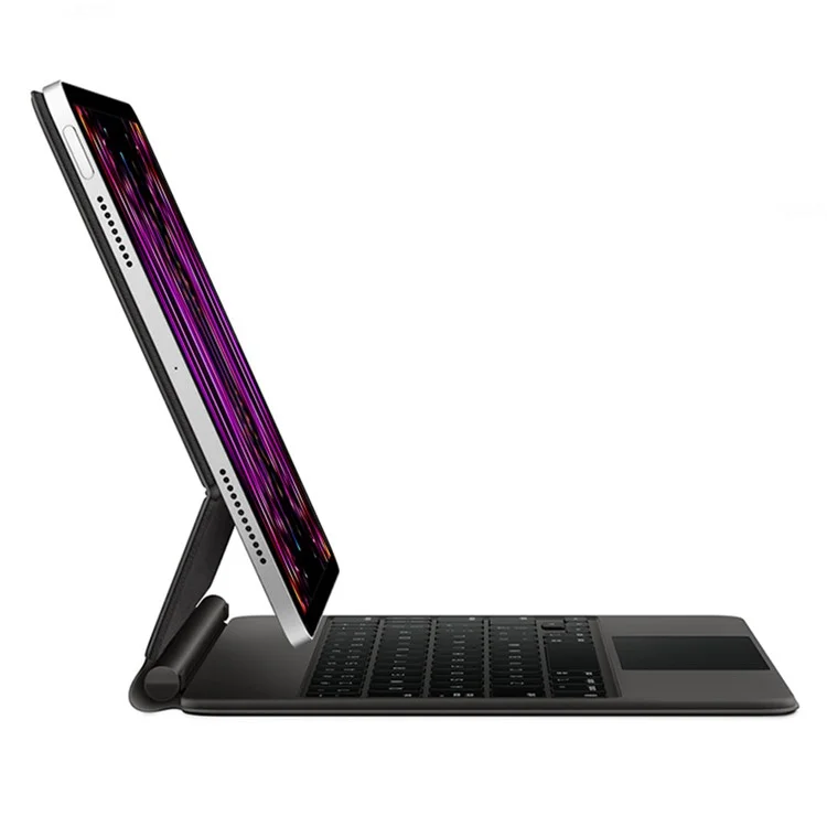 JIUYU Für iPad Pro 11 (2020) / (2021) / (2022) Magnetische Schwebende Bluetooth-Tastatur + Leder-Tablet-Hülle
