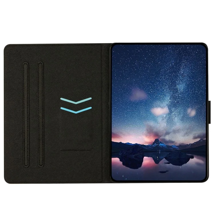 Para Samsung Galaxy Tab S6 Lite (2024) / S6 Lite (2022) / S6 Lite (2020) SM-P610 / P615 Capa de Couro PU com Padrão de Crocodilo - Roxo
