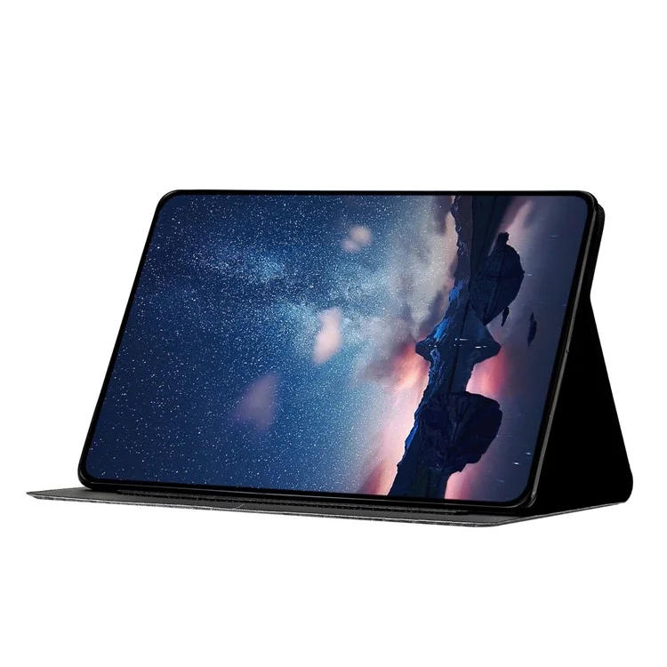 Para Samsung Galaxy Tab S6 Lite (2024) / S6 Lite (2022) / S6 Lite (2020) SM-P610 / P615 Capa de Couro PU com Padrão de Crocodilo - Roxo