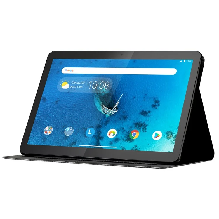 Per Lenovo Tab M10 TB-X605F / X505 PU Leather Stand Tablet Case Crocodile Pattern Printing Shockproof Cover with Card Slot - Verde
