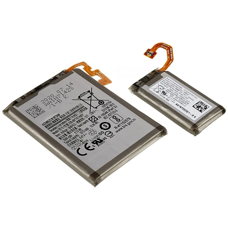 Für Samsung Galaxy Z Flip 5G 3,88 V 2500 mAh Li-Ionen-Polymer-Batterie-Baugruppe (Codierung: EB-BF707ABY / EB-BF708ABY)