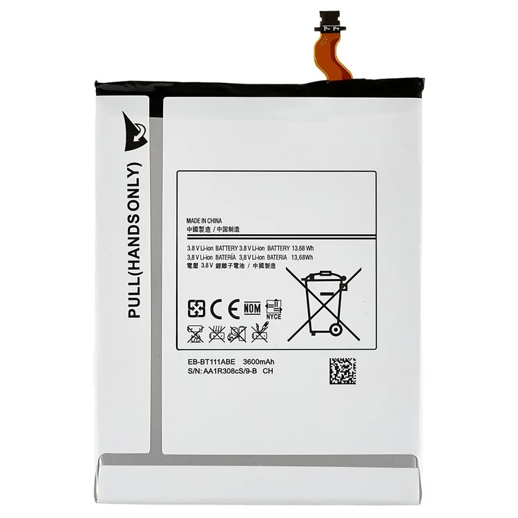 Für Samsung Galaxy Tab 3 Lite 7.0 SM-T110 3,8V 3600mAh Li-Ionen-Polymer-Batterie-Baugruppe (Codierung: EB-BT111ABE) (ohne Logo)