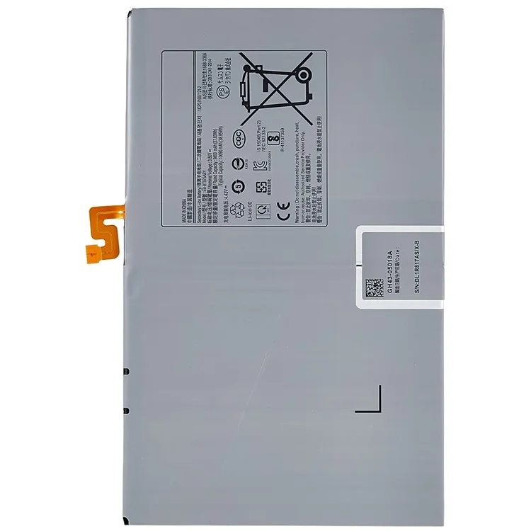 Für Samsung Galaxy Tab S7 Plus 3.86V 9800mah Li-ion Polymer-batterie-assemblierung Teil (code: EB-BT975ABY) (ohne Logo)