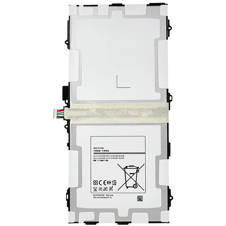 For Samsung Galaxy Tab S 10.5 SM-T800 3.8V 7900mAh Li-ion Polymer Battery Assembly Part (Encode: EB-BT800FBE) (without Logo)