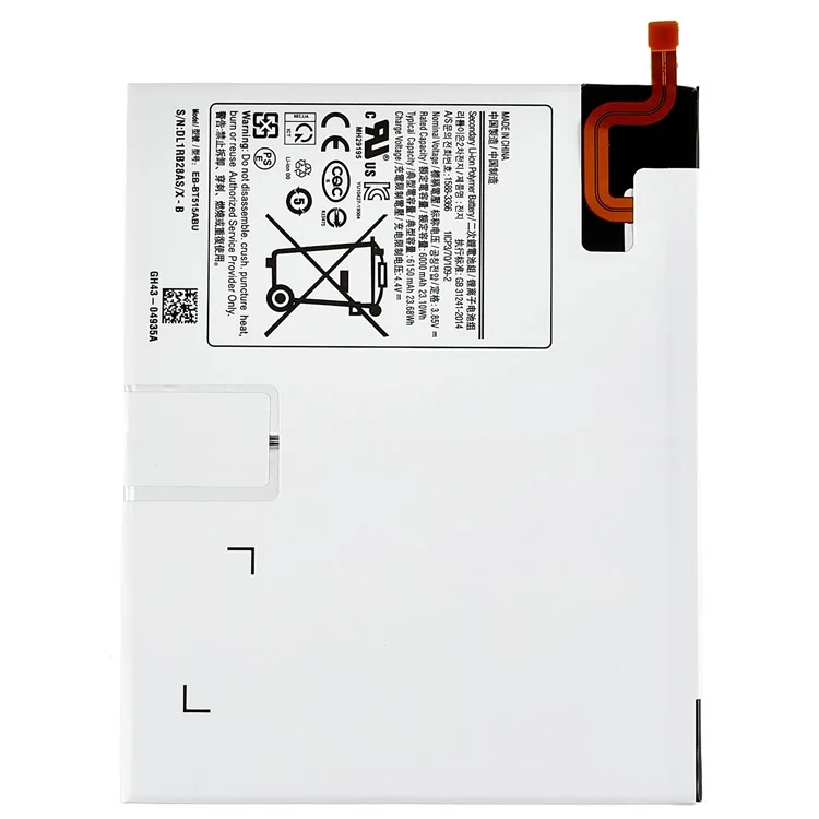 For Samsung Galaxy Tab A 10.1 (2019) T510 3.85V 6000mAh Li-ion Polymer Battery Assembly Part (Encode: EB-BT515ABU) (without Logo)