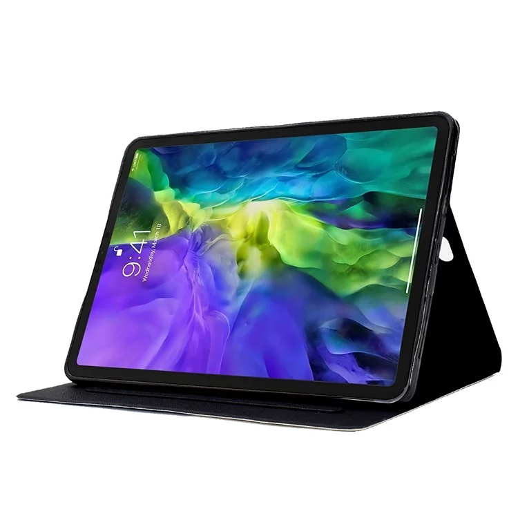 Per iPad Pro 11 (2022) / (2021) / (2020) / (2018) / Air 11 (2024) / Air (2020) / Air (2022) Custodia in pelle PU per tablet - Gatto