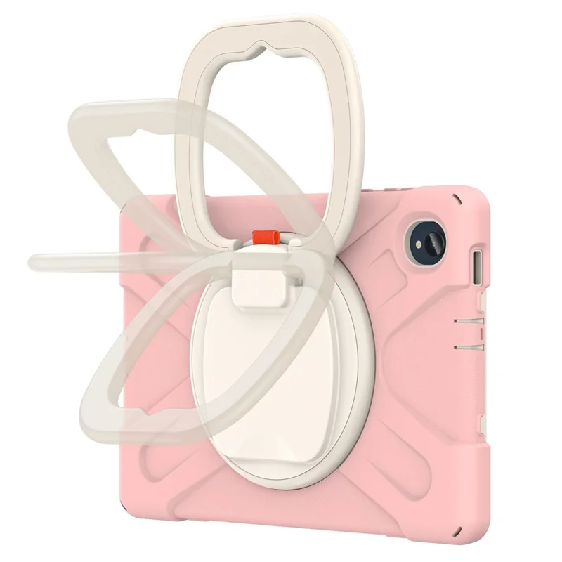 For Lenovo Tab M10 Plus 10.3 inch X606F / 606X / K10 Shockproof Tablet Case Kickstand PC+Silicone Protective Cover - Pink