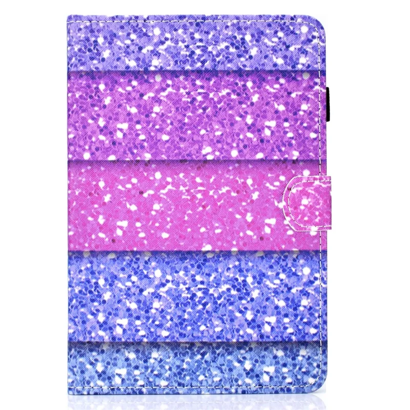 For Amazon Kindle Youth Edition 2022 Folio Flip Tablet Stand Case Stitching Line PU Leather Card Holder Protective Cover - Colorful Quicksand