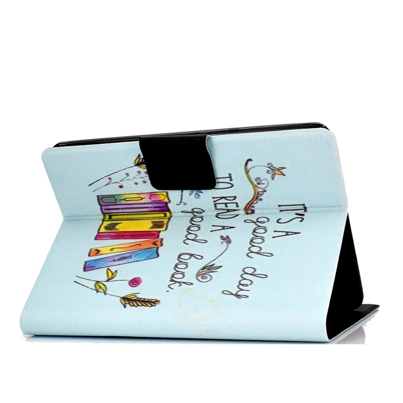 Чехол-книжка с цветочным принтом для Amazon Kindle Youth Edition 2022, из искусственной кожи с отделением для карт, подставка, магнитная застежка — красочные книги