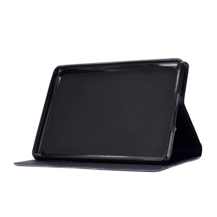 For Amazon Kindle 11th Gen (2022) Folio Flip PU Leather Cover Pattern Printing Card Holder Stand Protective Tablet Case - Seawater
