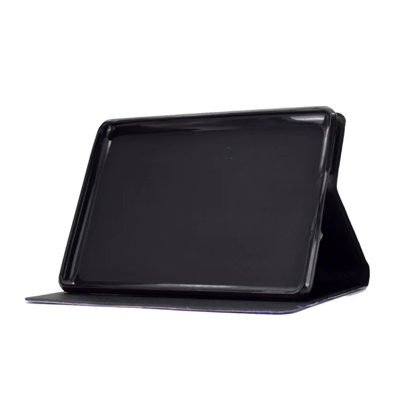 For Amazon Kindle Youth Edition 2022 Folio Flip PU Leather Cover Pattern Printing Card Holder Stand Protective Tablet Case - Cat