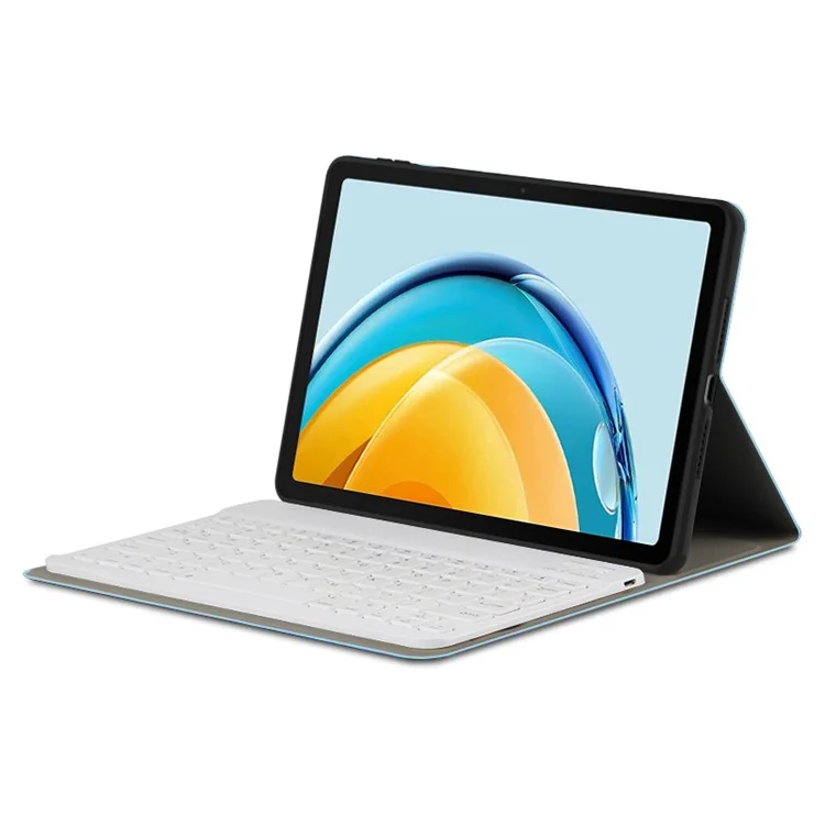 Für Huawei Matepad SE 10.4-zoll Abnehmbare Bluetooth-tastatur Tablet Hülle Schockdichte Lederständer Schutzabdeckung - Blau
