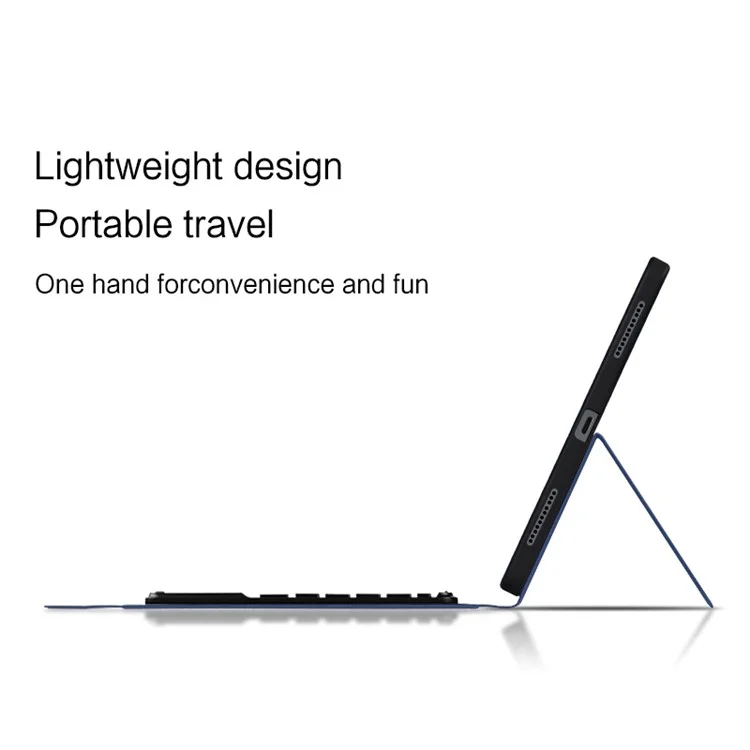 Jiuyu Für Huawei Matepad SE 10.4-zoll PU Leder Tablet Hülle Schutzschutz Mit Magnetischer Abnehmbarer Tastatur - Blau