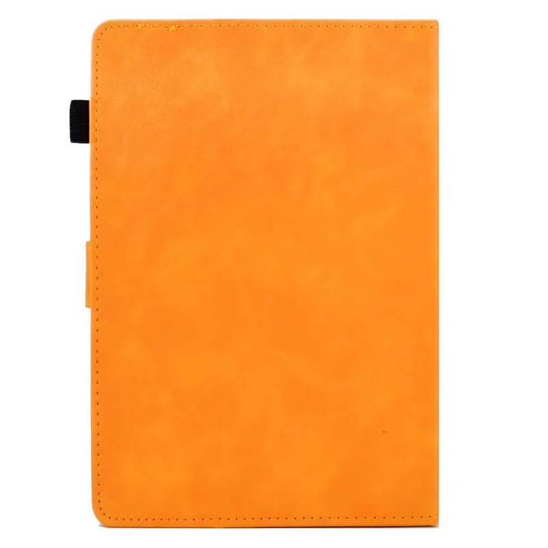 Microfiber Leather Case for Universal 7-inch Tablet, Tower Bike Butterfly Pattern Imprinted Shell Stand Smart Card Holder Protective Tablet Cover - Khaki