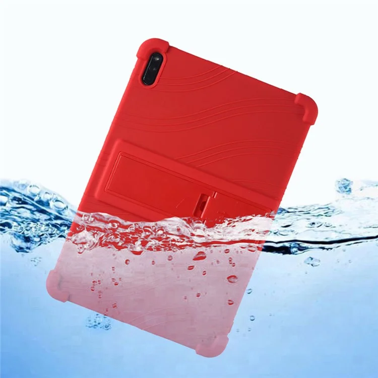 Cover protettiva per Huawei MatePad 11 (2021), custodia per tablet in silicone morbido con supporto integrato anti-caduta - Arcobaleno
