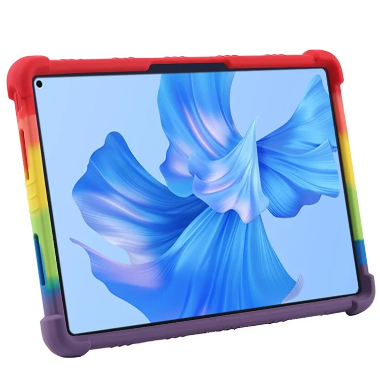 Per Huawei MatePad Pro 11 (2022) Custodia Tablet in Morbido Silicone PC Supporto Resistente agli Urti - Rosa