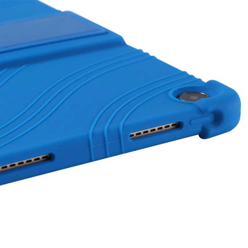 Protective Cover for Realme Pad 10.4-inch, PC Kickstand Scratch Resistant Soft Silicone Tablet Case - Orange