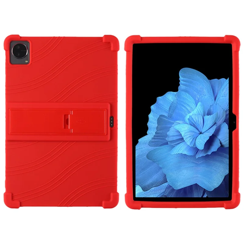 Защитный чехол для vivo Pad, противоударный мягкий силиконовый чехол для планшета с ПК-подставкой - красный
