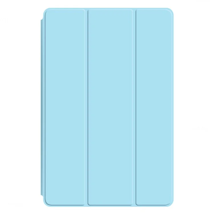 For Honor Pad V8 Pro 12.1-Zoll-Dreifach-Ständer-Folio-Tablettenhülle Schutzhülle PU-Leder Tablettenabdeckung - Blau