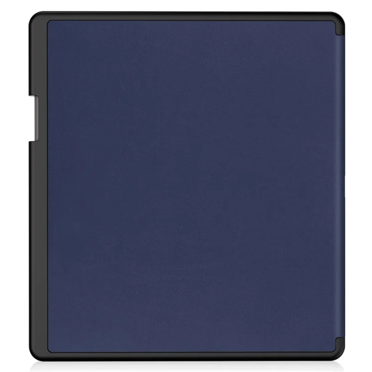 For Amazon Kindle Scribe Origami Stand PU Leather+TPU E-book Reader Case Shockproof E-Reader Cover with Auto Wake / Sleep - Dark Blue