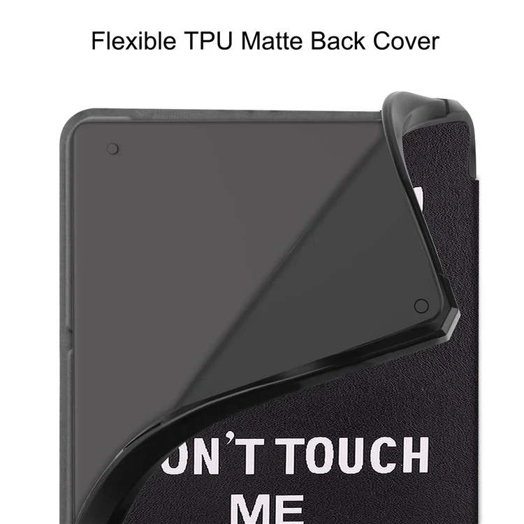 Pour Amazon Kindle Scribe Pattern Printing Design Leather E-Reader Case Origami Stand Cover E-book Reader Shell avec Auto Wake / Sleep - Big Eyes