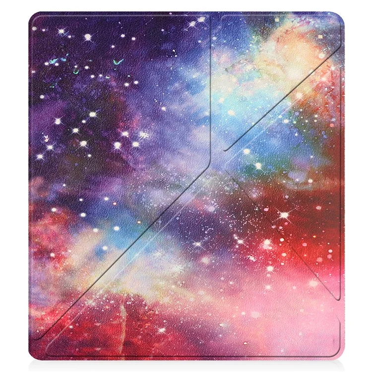 Pour Amazon Kindle Scribe Motif d'impression Conception Cuir Housse de Liseuse Origami Stand Couverture Coque de Liseuse Électronique avec Réveil / Veille Automatique - Ciel Étoilé