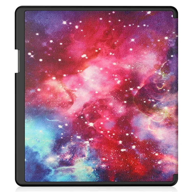 Pour Amazon Kindle Scribe Motif d'impression Conception Cuir Housse de Liseuse Origami Stand Couverture Coque de Liseuse Électronique avec Réveil / Veille Automatique - Ciel Étoilé