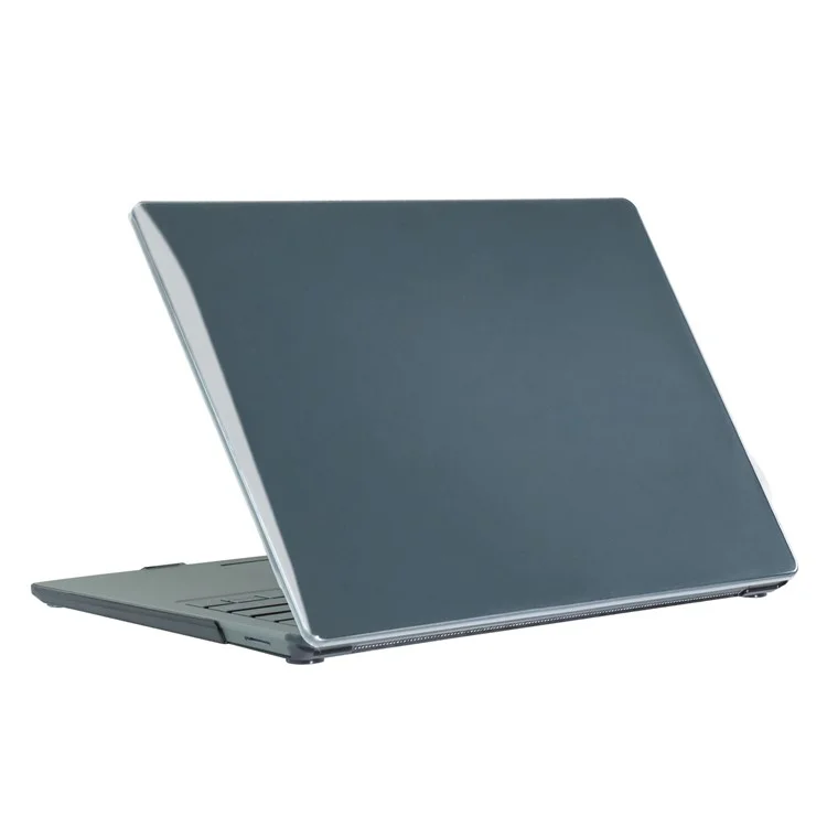 Pour Microsoft Surface Laptop 3 / 4 / 5 (1868 / 1951) Version Clavier Métal Étui de Protection PC Cristal Dur Résistant aux Chocs Étui pour Ordinateur Portable Notebook - Noir