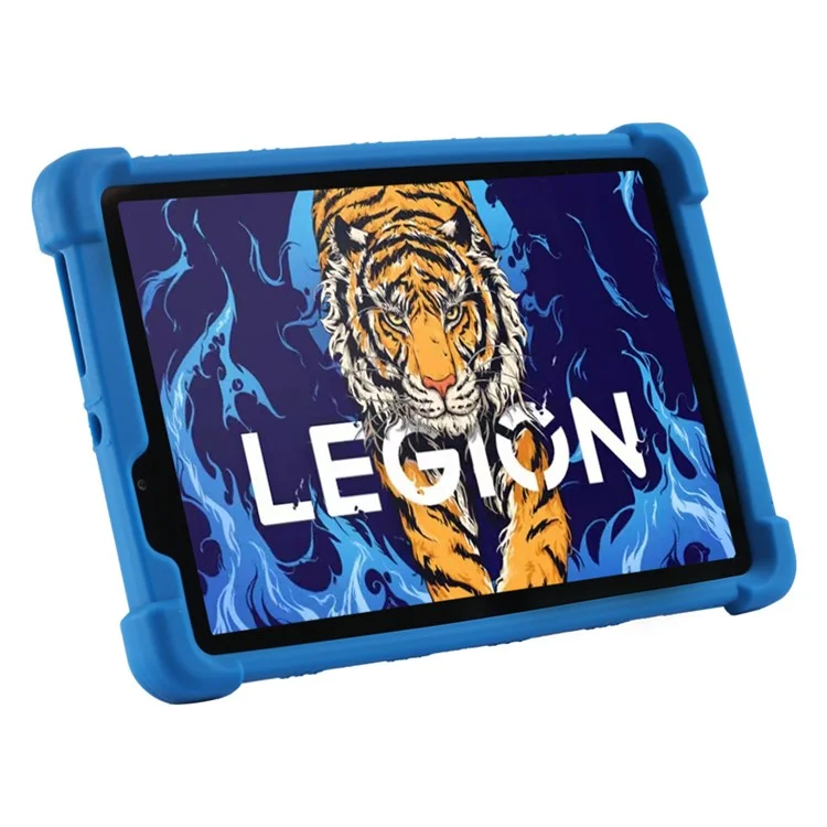 Für Lenovo Legion Y700 Kickstand Soft Silicone Case Anti-Scratch Anti-Collision Tablet Cover - Camouflage