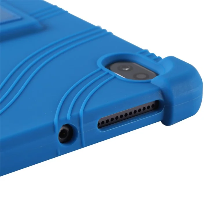 Für Lenovo Legion Y700 Kickstand Soft Silicone Case Anti-Scratch Anti-Collision Tablet Cover - Camouflage