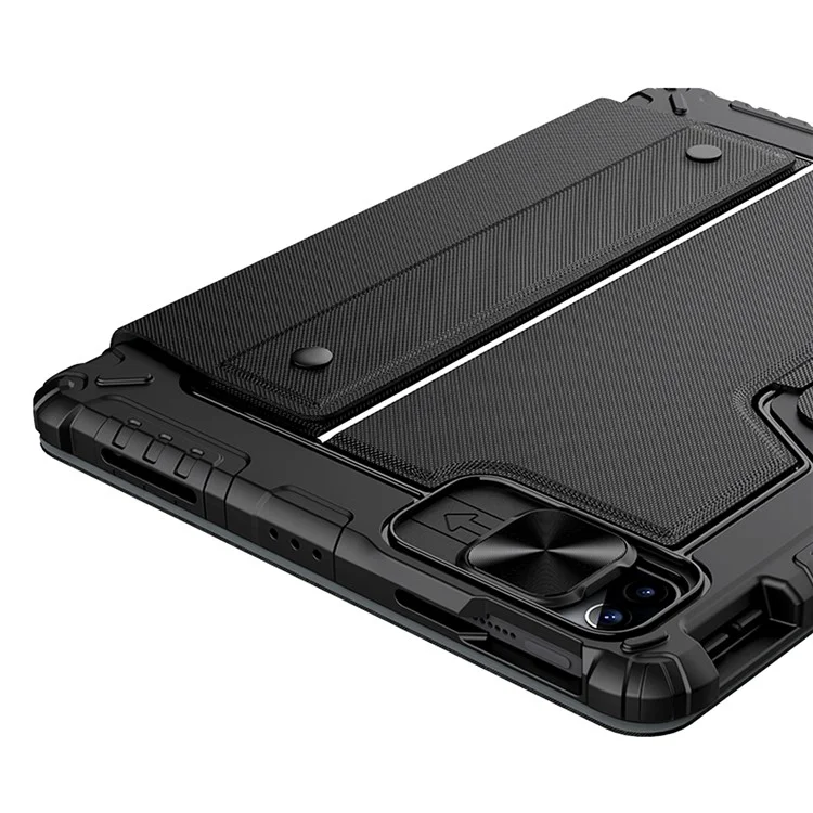 NILLKIN Bumper Combo Tastiera Bluetooth Custodia in Pelle per iPad Air 11 (2024) / Air (2022) / (2020) / Pro 11 (2020) / (2021) / (2022)