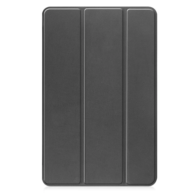 Para Huawei MatePad SE 10.4 polegadas, capa de couro PU de três dobras, ativação/desativação automática do tablet, capa protetora - Preta