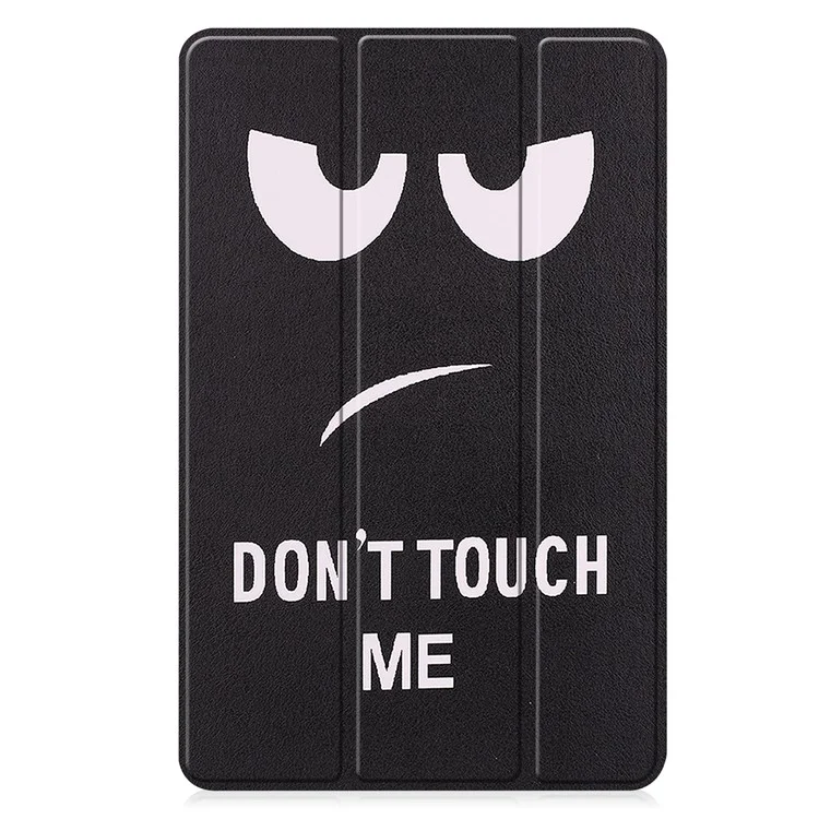 Pour Huawei MatePad SE 10.4 pouces Étui de protection Trifold Stand Auto Sleep / Wake Tablet Impression de motif Impression PU Cuir Folio Anti-rayures Étui pour tablette - Ne me touchez pas