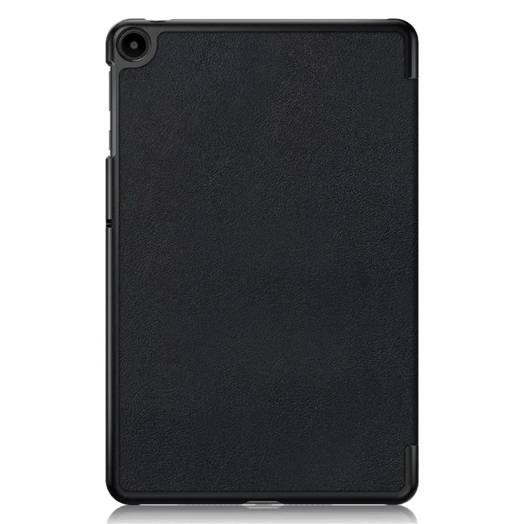 Para Huawei MatePad SE 10.4 polegadas Capa de Tablet de Couro PU Tri-fold Stand Anti-drop Capa de Tablet - Preto