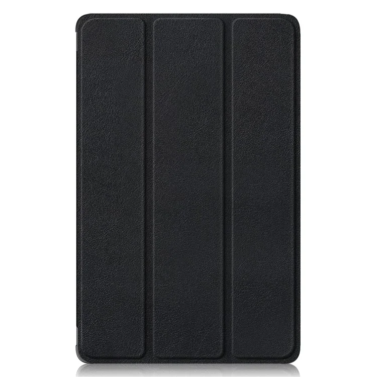 Para Huawei MatePad SE 10.4 polegadas Capa de Tablet de Couro PU Tri-fold Stand Anti-drop Capa de Tablet - Preto