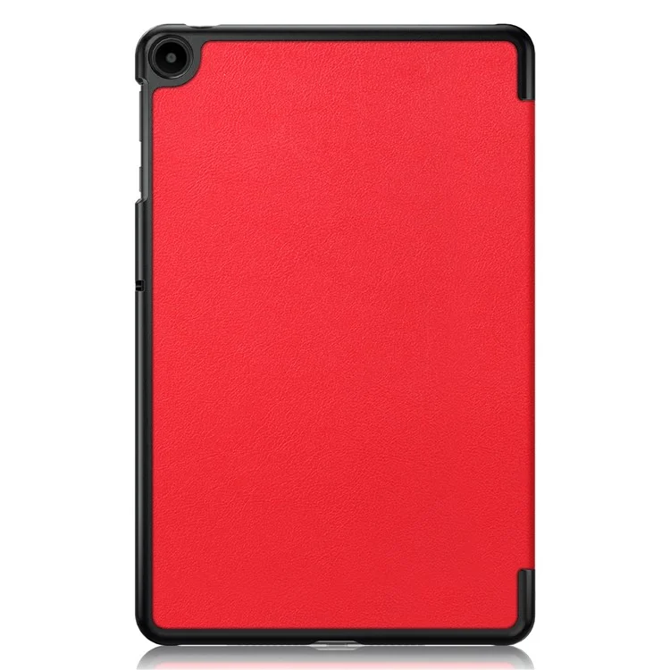 Per Huawei MatePad SE 10.4 pollici Custodia in pelle PU Tablet Tri-fold Stand Anti-caduta Copertura Tablet - Rosso