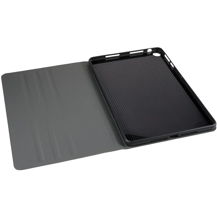 Capa de Couro PU para Huawei MatePad SE 10.4 polegadas, Capa Protetora de Tablet com Suporte - Preta