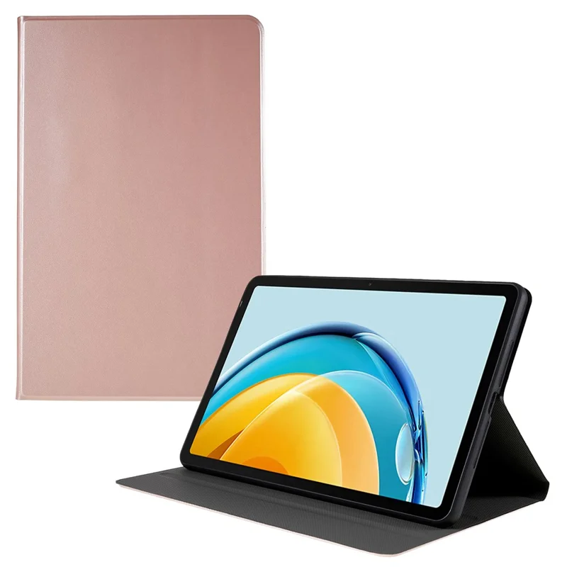 PU Leather Tablet Case for Huawei MatePad SE 10.4-inch, Stand Protective Tablet Cover - Rose Gold