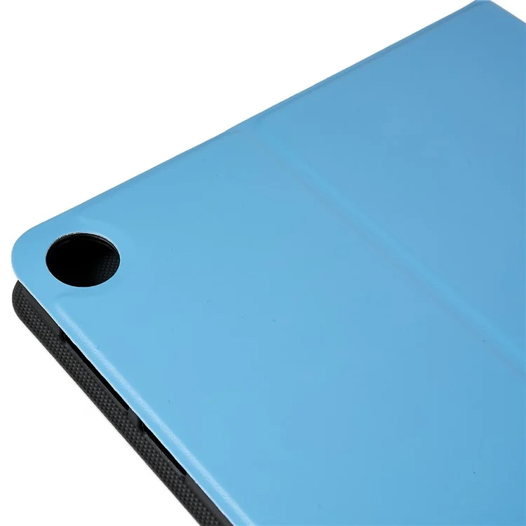 Étui de tablette en cuir PU pour Huawei MatePad SE 10,4 pouces, étui de protection de tablette avec support - Bleu ciel