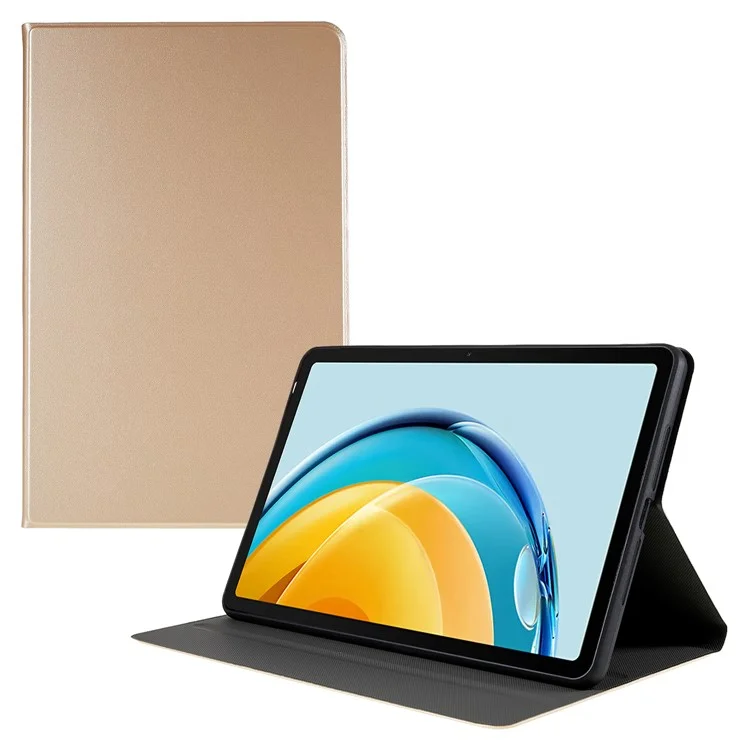 PU Leather Tablet Case for Huawei MatePad SE 10.4-inch, Stand Protective Tablet Cover - Gold