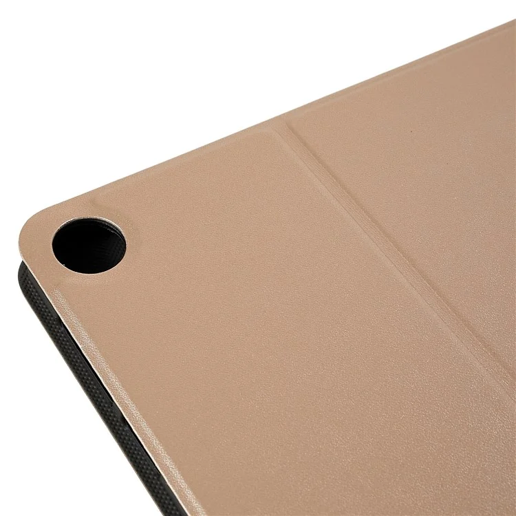 PU Leather Tablet Case for Huawei MatePad SE 10.4-inch, Stand Protective Tablet Cover - Gold