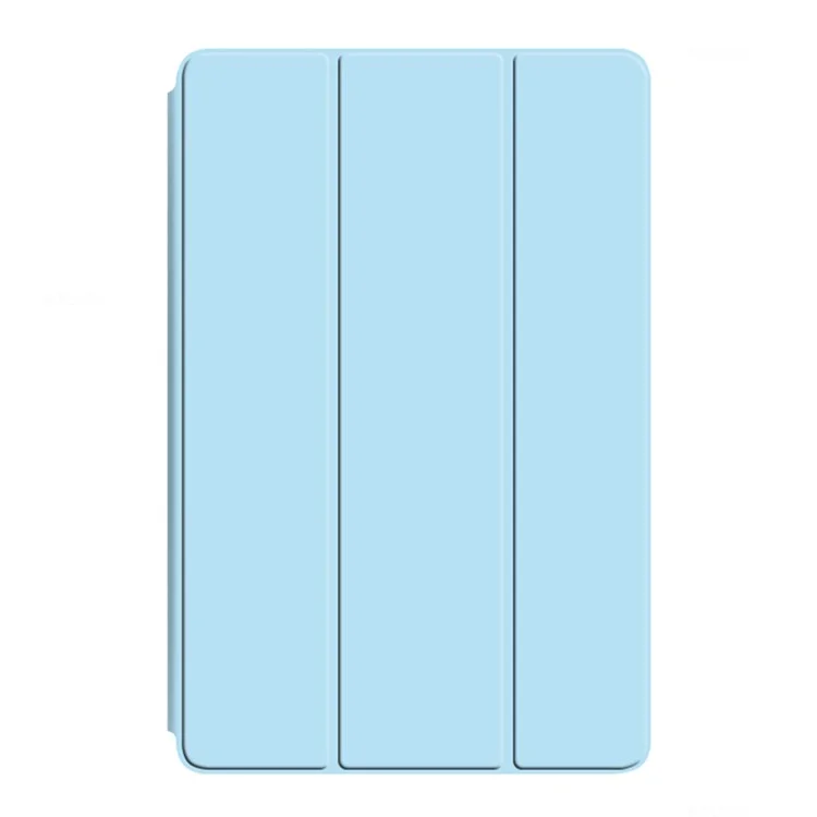 Pour Huawei MatePad SE 10.4 pouces Tri-fold Stand Tablet Case PU Leather Protective Tablet Cover - Bleu