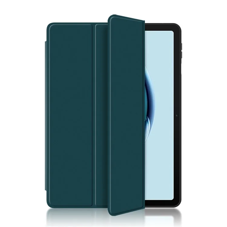 Per Huawei MatePad SE 10.4 pollici Tri-fold Stand Tablet Case PU Pelle Tablet Protettivo Cover - Verde
