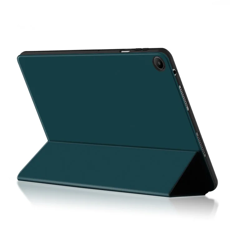 Per Huawei MatePad SE 10.4 pollici Tri-fold Stand Tablet Case PU Pelle Tablet Protettivo Cover - Verde