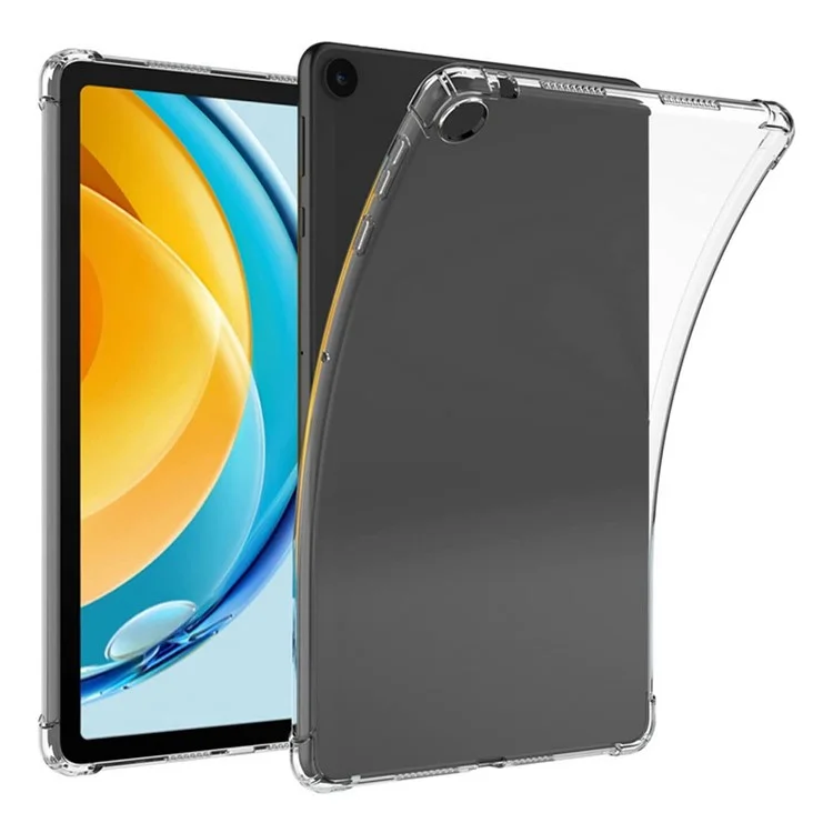 Capa de Tablet TPU Leve para Huawei MatePad SE 10.4 polegadas, Capa de Tablet Transparente e à Prova de Choques com Cantos Reforçados